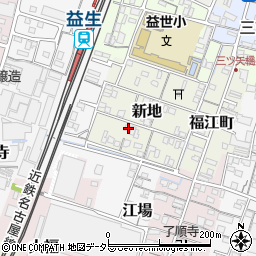 三重県桑名市新地152周辺の地図