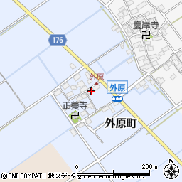 滋賀県東近江市外原町242周辺の地図