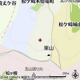 京都府京都市左京区松ケ崎境ケ谷周辺の地図