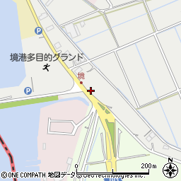 愛知県弥富市境町ヘノ割周辺の地図