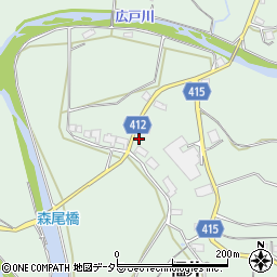 岡山県津山市福井1948周辺の地図
