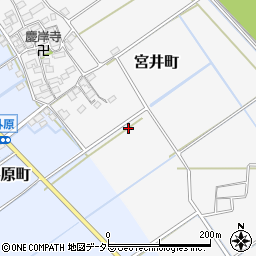 滋賀県東近江市宮井町713周辺の地図