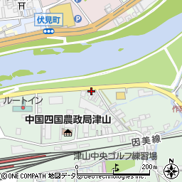 ロイヤルハウス津山店周辺の地図