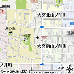 京都府京都市北区大宮西山ノ前町36周辺の地図