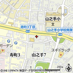 松屋 豊田山之手店周辺の地図