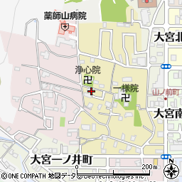 京都府京都市北区大宮薬師山東町20-5周辺の地図