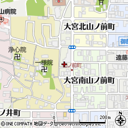 京都府京都市北区大宮西山ノ前町35周辺の地図