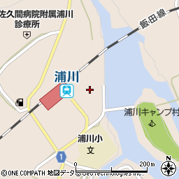 静岡県浜松市天竜区佐久間町浦川2820-54周辺の地図
