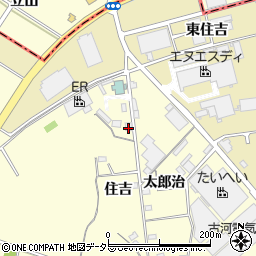 愛知県豊田市堤本町（住吉）周辺の地図