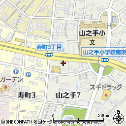 松屋豊田山之手店周辺の地図