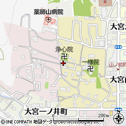 京都府京都市北区大宮薬師山東町20-15周辺の地図