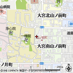 京都府京都市北区大宮西山ノ前町37周辺の地図