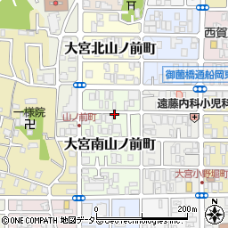 京都府京都市北区大宮南山ノ前町周辺の地図
