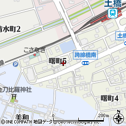愛知県豊田市曙町5丁目周辺の地図