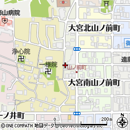 京都府京都市北区大宮西山ノ前町45周辺の地図
