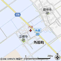 滋賀県東近江市外原町227周辺の地図