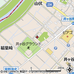 愛知県刈谷市井ケ谷町稲葉崎15周辺の地図