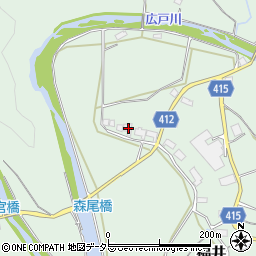 岡山県津山市福井1923周辺の地図
