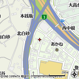 愛知県名古屋市緑区定納山1丁目1603周辺の地図