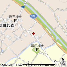 京都府南丹市園部町若森高橋周辺の地図