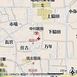 京都府亀岡市馬路町万年51-1周辺の地図