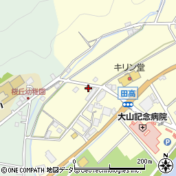 兵庫県西脇市黒田庄町田高401周辺の地図