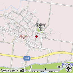 滋賀県蒲生郡日野町蓮花寺990周辺の地図