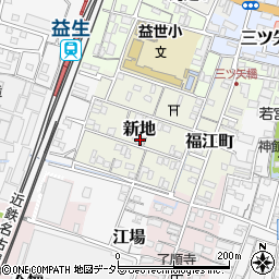 三重県桑名市新地115周辺の地図