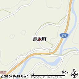 愛知県豊田市野原町周辺の地図