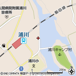 静岡県浜松市天竜区佐久間町浦川2820-253周辺の地図