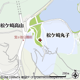 京都府京都市左京区松ケ崎丸子周辺の地図