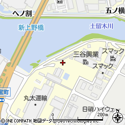 愛知県東海市名和町一ノ下2周辺の地図