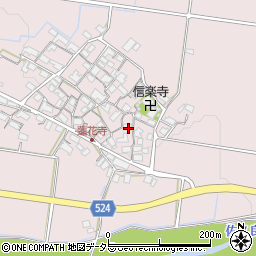 滋賀県蒲生郡日野町蓮花寺960周辺の地図