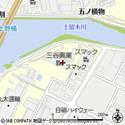 愛知県東海市名和町一ノ下周辺の地図