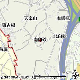 愛知県名古屋市緑区大高町南白砂周辺の地図