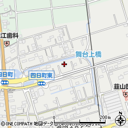 静岡県伊豆の国市四日町522周辺の地図