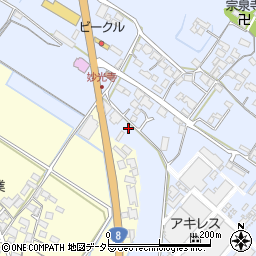 滋賀県野洲市妙光寺148周辺の地図