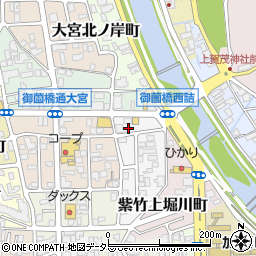 京都府京都市北区大宮上ノ岸町5周辺の地図