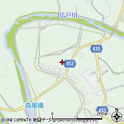 岡山県津山市福井1945周辺の地図