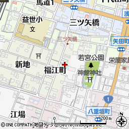 三重県桑名市福江町86周辺の地図
