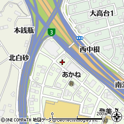 愛知県名古屋市緑区定納山1丁目210周辺の地図
