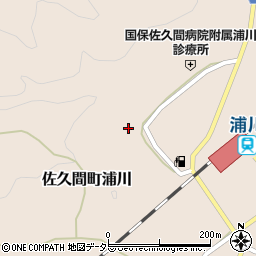 静岡県浜松市天竜区佐久間町浦川2955周辺の地図