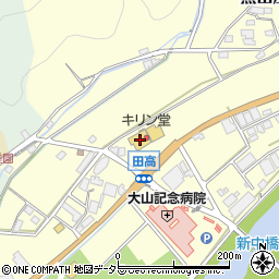 兵庫県西脇市黒田庄町田高317周辺の地図