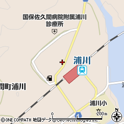 静岡県浜松市天竜区佐久間町浦川2866周辺の地図