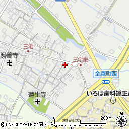 滋賀県守山市三宅町1040周辺の地図