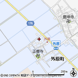 滋賀県東近江市外原町234周辺の地図
