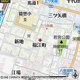 三重県桑名市福江町32周辺の地図