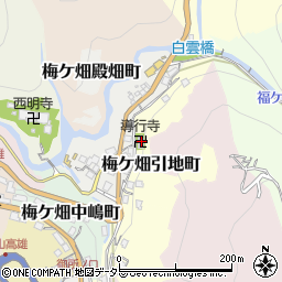 京都府京都市右京区梅ケ畑引地町21周辺の地図