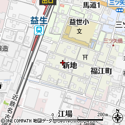 三重県桑名市新地82周辺の地図