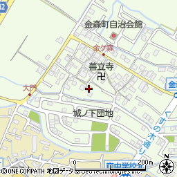 滋賀県守山市金森町757周辺の地図